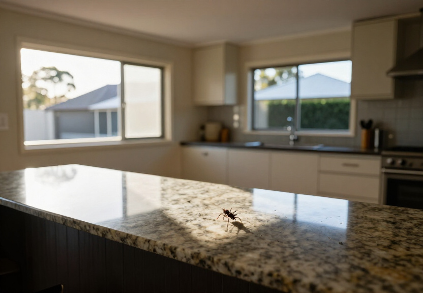 Cockroach-free Riverview bathroom after treatment